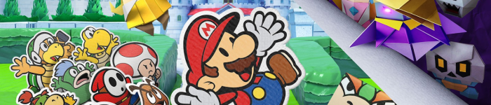 Paper Mario Origami Header